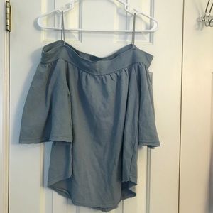 Off the shoulder flowy top